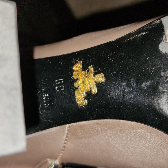 PRADA EUC BROWN HIDDEN PLATFORM LEATHER ANKLE BOOTIES SIZE EU39 - Picture 5 of 9